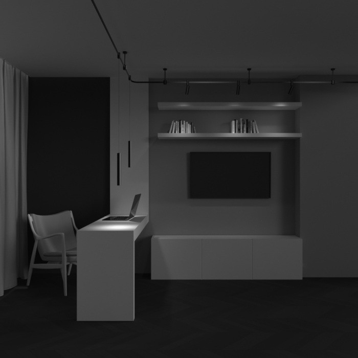 Трековый светильник Focus Led TR155-1-5W3K-B Maytoni