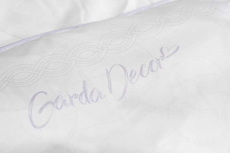 Комплект постельного белья "Фиори" сиренево-белый 145х210см с наволочками 50х70см