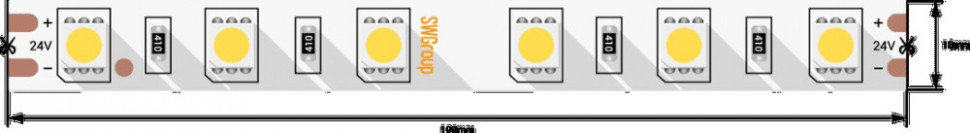 Светодиодная лента SWG560 SWG560-24-14.4-NW-M SWG