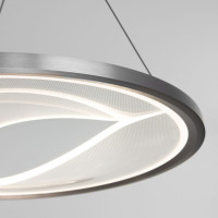 Подвесной светильник Occhio 40026/1 LED серый Eurosvet