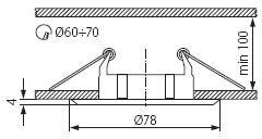 Точечный светильник BASK 2815 Kanlux