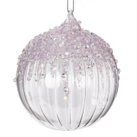 Украшение новогоднее "Шар", L8 W8 H10 см