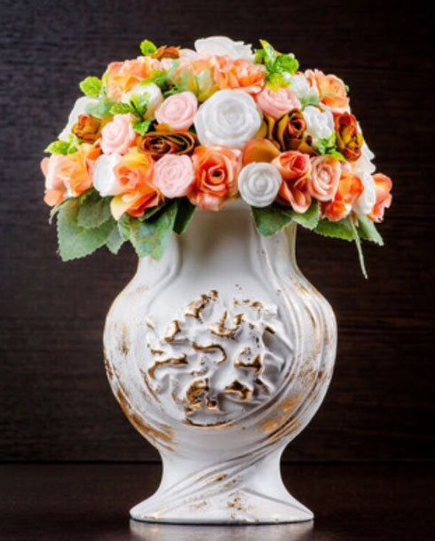 Ваза декоративная "Цветы Аром. Кувшин"