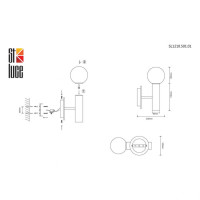 Бра ST Luce Pietra SL1210.501.01 Бра ST Luce Pietra SL1210.501.01