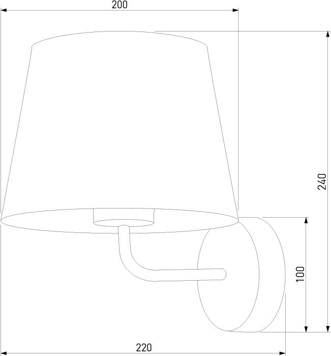 Бра Maja 1880 Maja Grafit TK Lighting