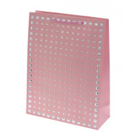 Пакет подарочный L (бумага 210г/м2, блок микс 12шт), L31 W12 H40 см, 4в.