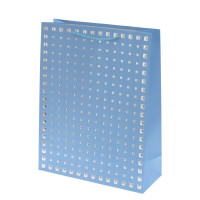 Пакет подарочный L (бумага 210г/м2, блок микс 12шт), L31 W12 H40 см, 4в.