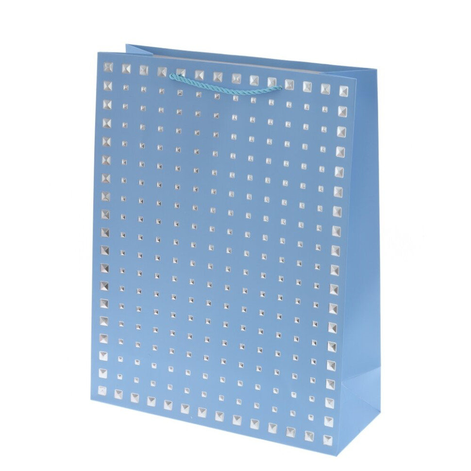 Пакет подарочный L (бумага 210г/м2, блок микс 12шт), L31 W12 H40 см, 4в.