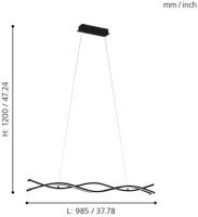 Подвесной светильник Lasana 3 99317 Eglo