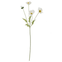 Цветок искусственный "Мак" (Real Touch), L14 W14 H64 см
