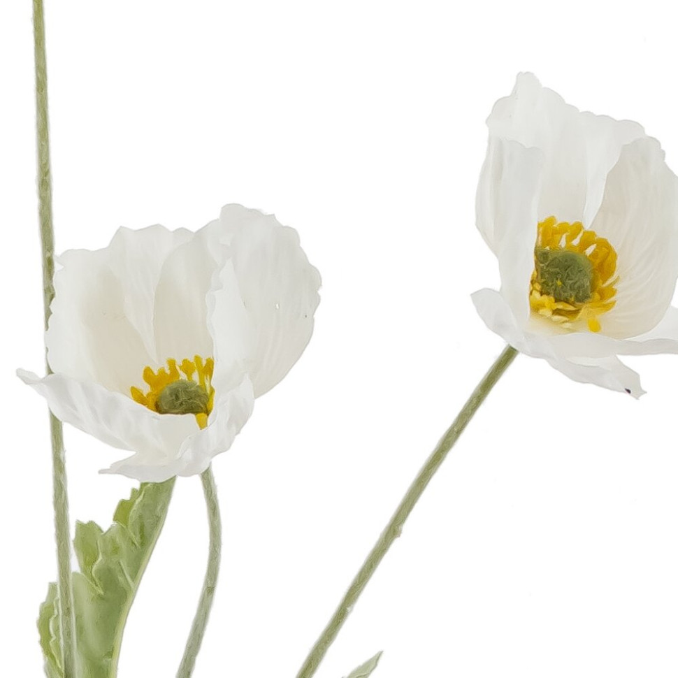 Цветок искусственный "Мак" (Real Touch), L14 W14 H64 см