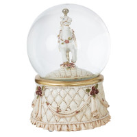 Фигурка декоративная в стекл шаре "Карусель" (ключ, муз,движ), D 10 см, L10 W10 H14 см