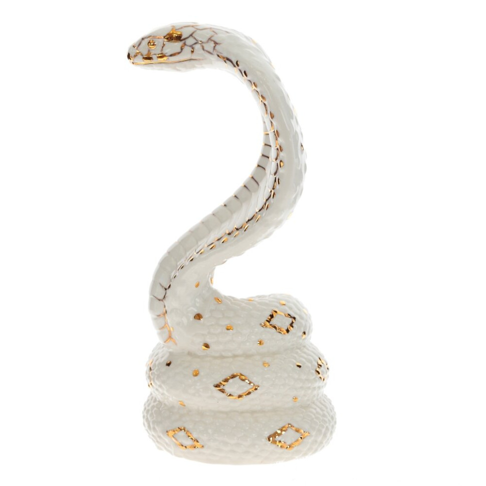 Фигурка декоративная "Змея", L10 W9 H20 см