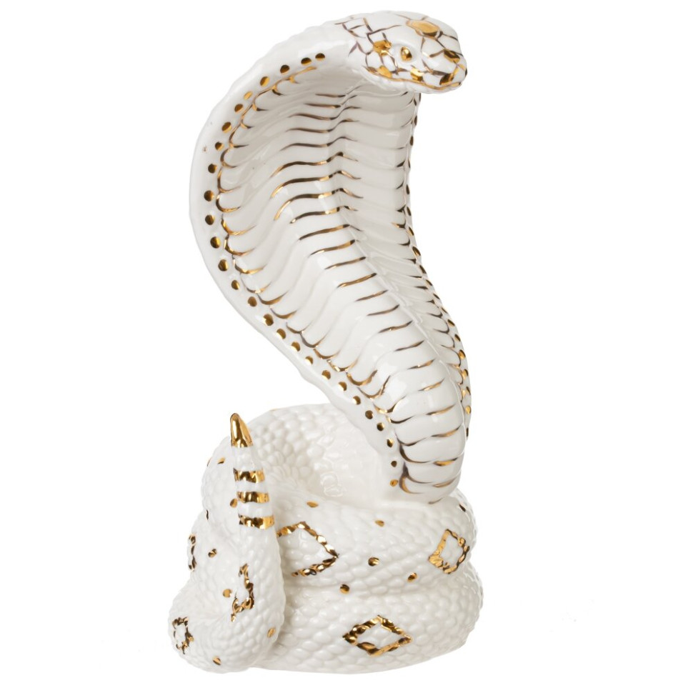 Фигурка декоративная "Змея", L10 W9 H20 см