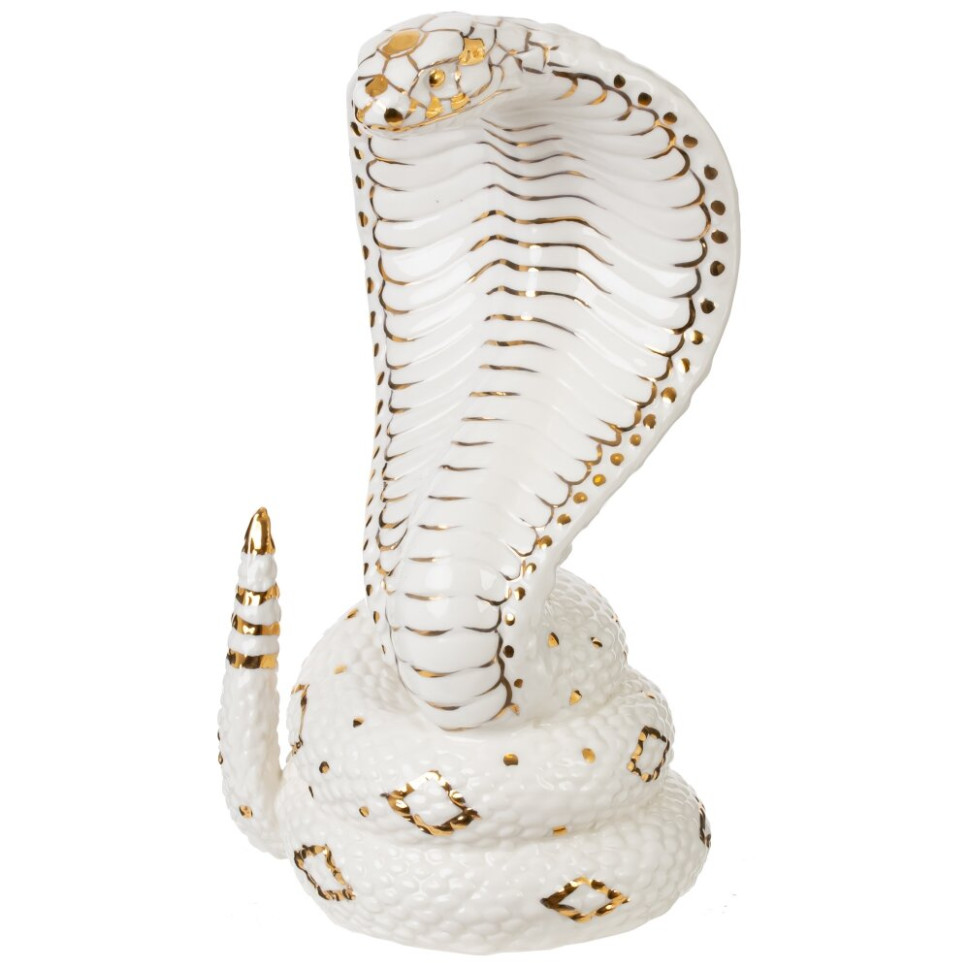 Фигурка декоративная "Змея", L10 W9 H20 см