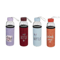 Бутылка, 500 мл, L6,5 W6,5 H22 см, 4в.