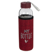 Бутылка, 500 мл, L6,5 W6,5 H22 см, 4в.