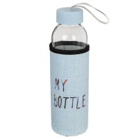 Бутылка, 500 мл, L6,5 W6,5 H22 см, 4в.