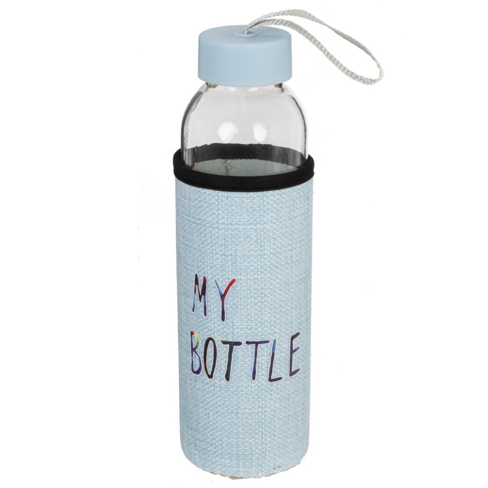 Бутылка, 500 мл, L6,5 W6,5 H22 см, 4в.