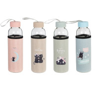 Бутылка, 500 мл, L6,5 W6,5 H22 см, 4в.