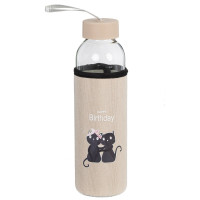 Бутылка, 500 мл, L6,5 W6,5 H22 см, 4в.