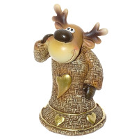 Фигурка декоративная "Олень", L5,5 W5,5 H9 см, 2в.