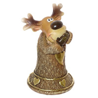 Фигурка декоративная "Олень", L5,5 W5,5 H9 см, 2в.
