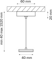 Подвесной комплект Teta 505176 Lightstar