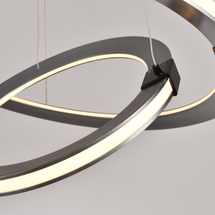 Подвесной светильник Vision 9225-8+5SD GR+BK iLedex