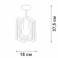 Подвесной светильник  V3981-1/1PL Vitaluce