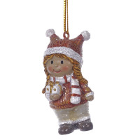 Фигурка декоративная подвесная "Дети",  L3 W2,5 H6,5 см, 2в.