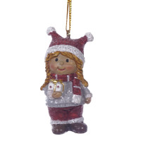 Фигурка декоративная подвесная "Дети",  L3 W2,5 H6,5 см, 2в.