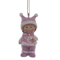 Фигурка декоративная подвесная "Дети",  L3 W2,5 H6,5 см, 2в.