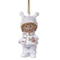 Фигурка декоративная подвесная "Дети",  L3 W2,5 H6,5 см, 2в.