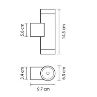 Уличный настенный светильник Lightstar Paro 351607 Уличный настенный светильник Lightstar Paro 351607