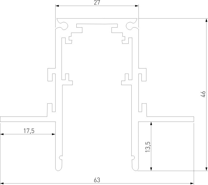 Шинопровод Slim Magnetic 85208/00 Elektrostandard