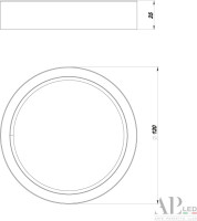 Точечный светильник Ingrid 3322.LDY6004M/6W/6K APL LED