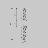 Настенный светильник Selemo MOD328WL-L5CH3K Maytoni Настенный светильник Selemo MOD328WL-L5CH3K Maytoni
