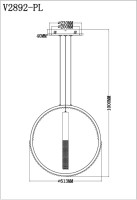 Подвесной светильник Novas V2892-PL Moderli
