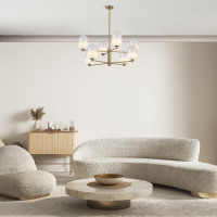 Потолочная люстра Loona 60161/8 латунь Eurosvet