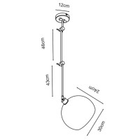 Подвесной светильник Paolo A1733SP-1SS Arte Lamp Подвесной светильник Paolo A1733SP-1SS Arte Lamp