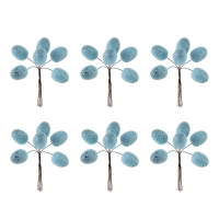 Набор из 6-ти изделий декоративных "Яйца пасхальные", L17 W3,5 H18/10 см