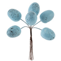 Набор из 6-ти изделий декоративных "Яйца пасхальные", L17 W3,5 H18/10 см