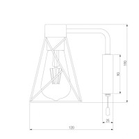 Бра Eurosvet 70107/1 черный