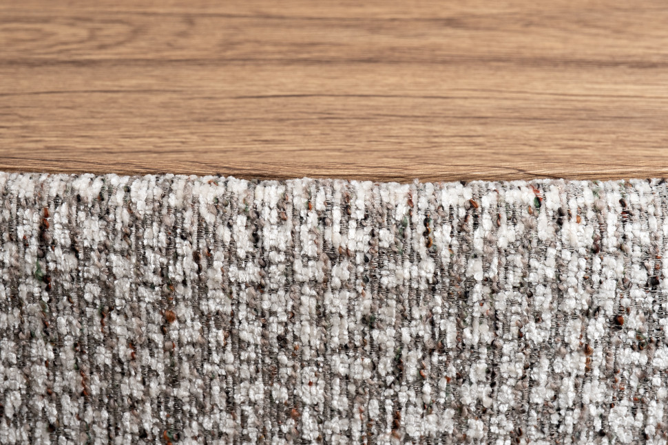 Столик прикроватный мягкий Runa шенилл серый