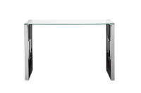 Консоль прозрачное стекло/хром Консоль прозрачное стекло/хром