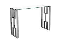 Консоль прозрачное стекло/хром Консоль прозрачное стекло/хром