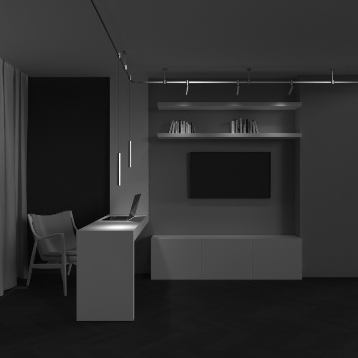 Трековый светильник Focus Led TR155-1-5W3K-BS Maytoni