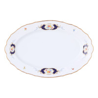 Блюдо овальное 39см."Синий глаз 36612" Bernadotte