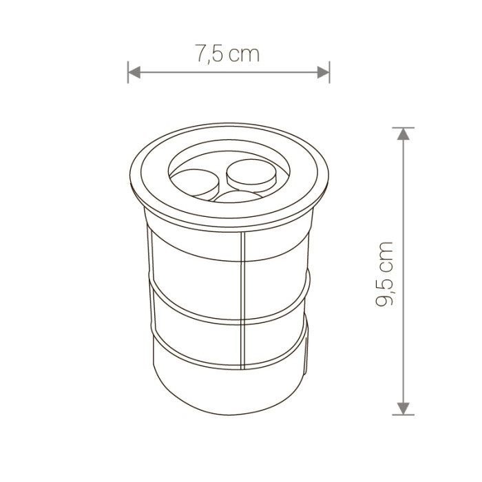 Встраиваемый светильник уличный Picco 9104 Nowodvorski